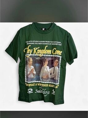 G59 Records G59 Wretched Tee (Green) Graphic Tee Green & White size Small NWT